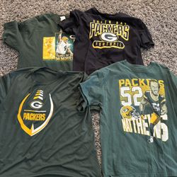 4 Green Bay Packers Shirts