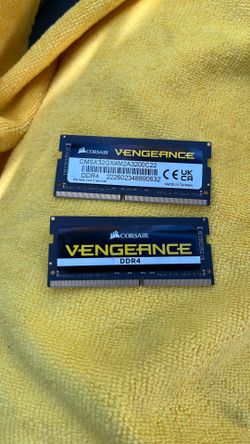 32. Gig Corsair memory for a laptop.