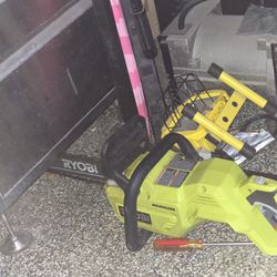 Ryobi chain saw