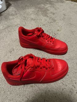 RED AIR FORCE 1 SIZE 10