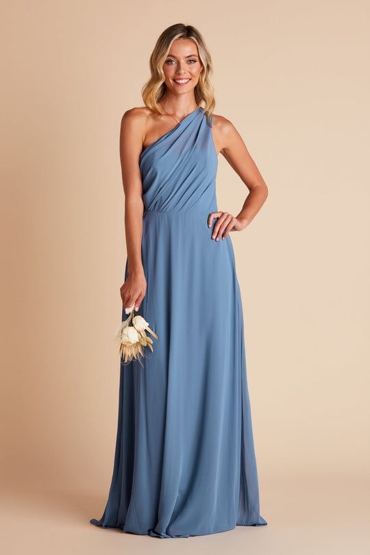 Birdy Grey One-Shoulder Maxi Dress - Size M