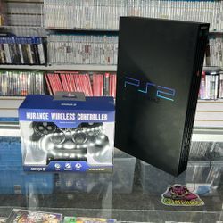 Bulky Ps2 With New After Market Controller