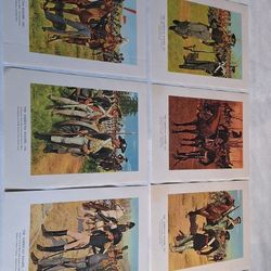  Vintage Print The American Soldier Lot of 9 