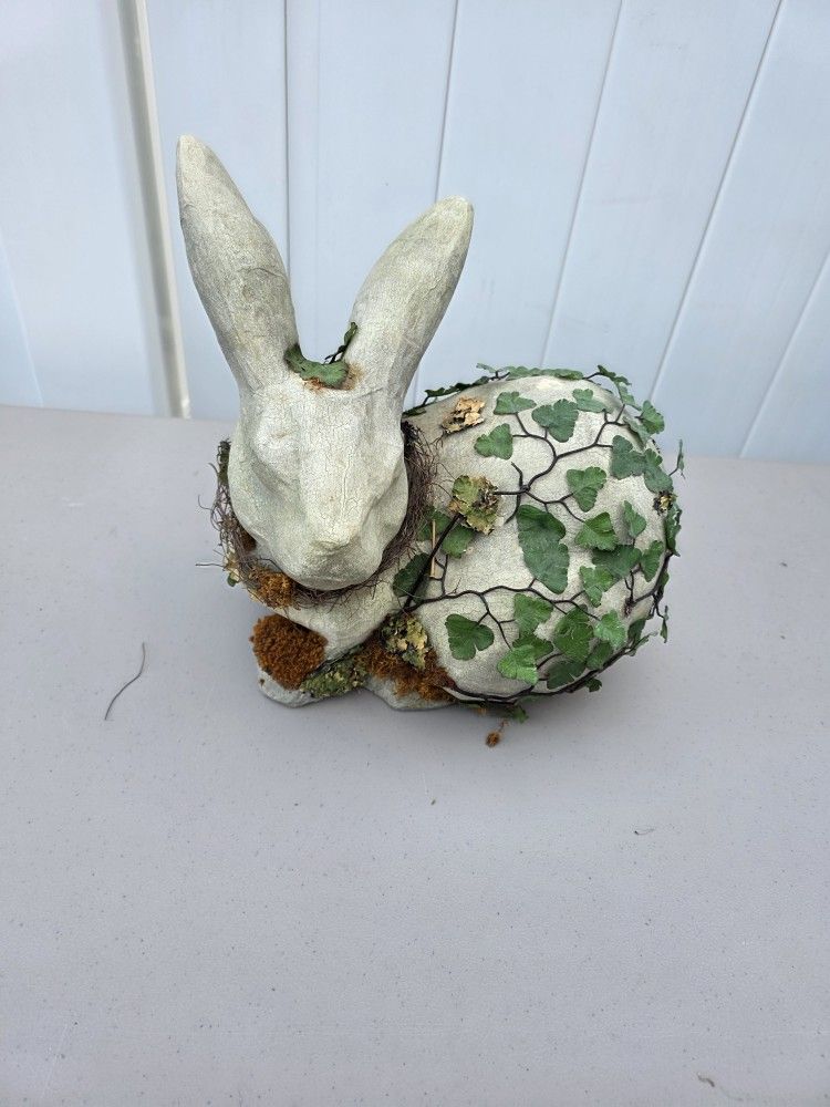 Rabbit Covered In Leafy Vine