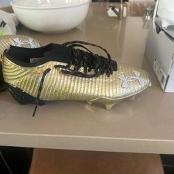 Under Armour Gold Football Cleats