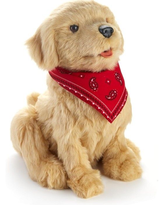 JOY FOR ALL Ageless Innovation Companion Pet for Seniors - Lifelike Animatronic Dog - Realistic Soft-Touch Coat & Heartbeat - Therapy Stuffed Animal