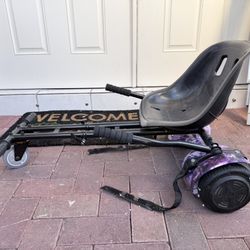 Hoverboard With Go-cart Attachment 