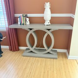 Wooden Console Foyer Table