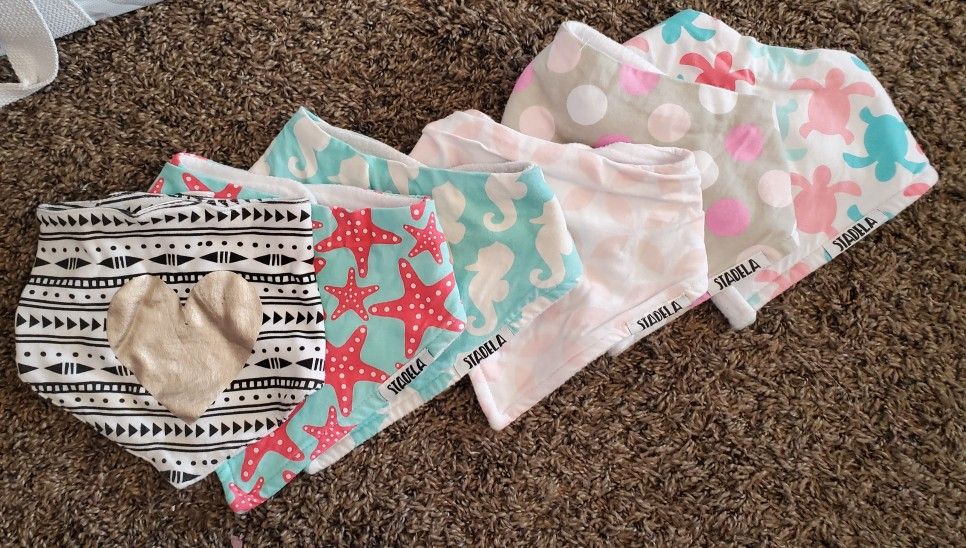 Stadela Bandana Drool Bibs All For $5!