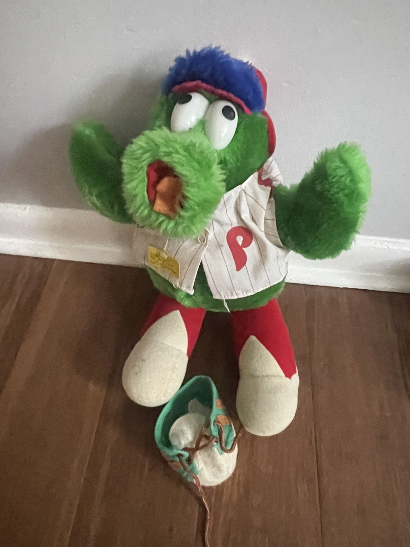 Vintage 1978 Phillie Phanatic Plush Doll 18 In Philadelphia Phillies Memorabilia