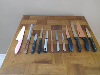 12 Different Kitchen Knives