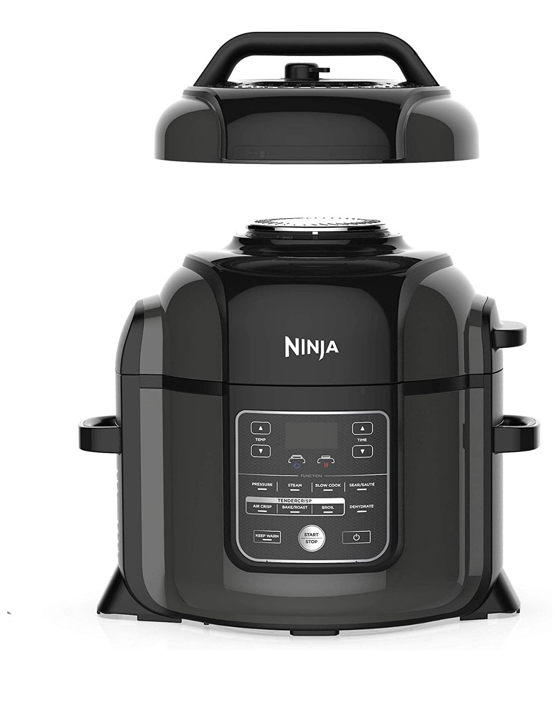 Ninja Foodi 9-in-1 Pressure, Broil, Dehydrate, Slow Cooker, Air Fryer, and More, 8-Quart, and High Gloss Finish