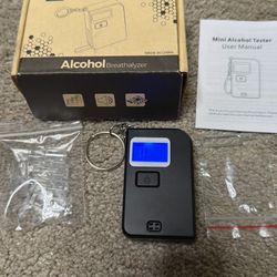 Keychain Breathalyzer for Alcohol with LCD Digital Display