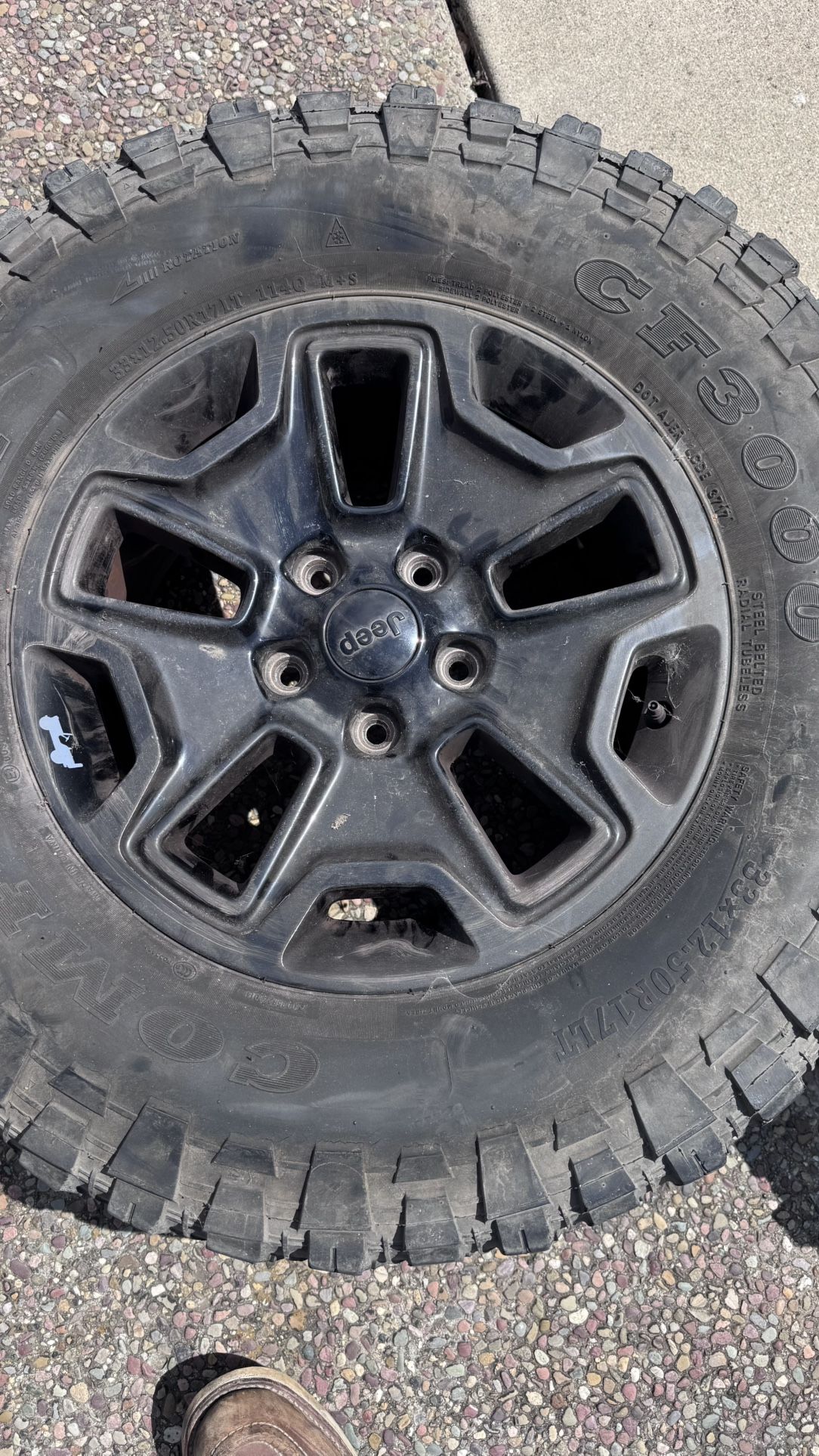 Jeep Black Rims