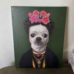 Canvas painting  chihuahua art