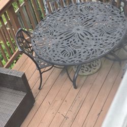 Metal Patio Table With Metal Chairs