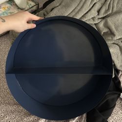 Blue Metal Shelf 
