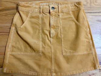 American Eagle Tan Corduroy Skirt
