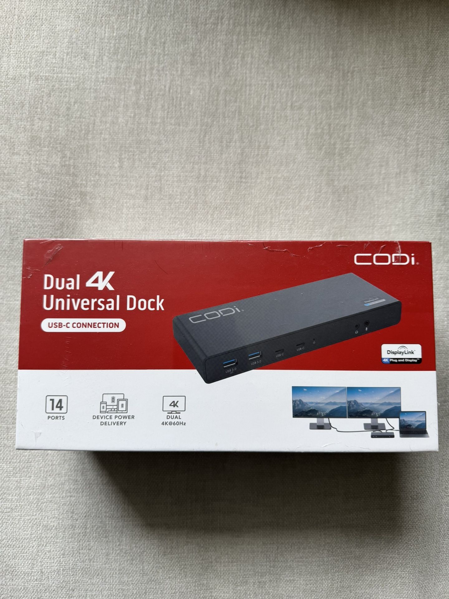 CODi Dual 4K Universal Dock - Sealed