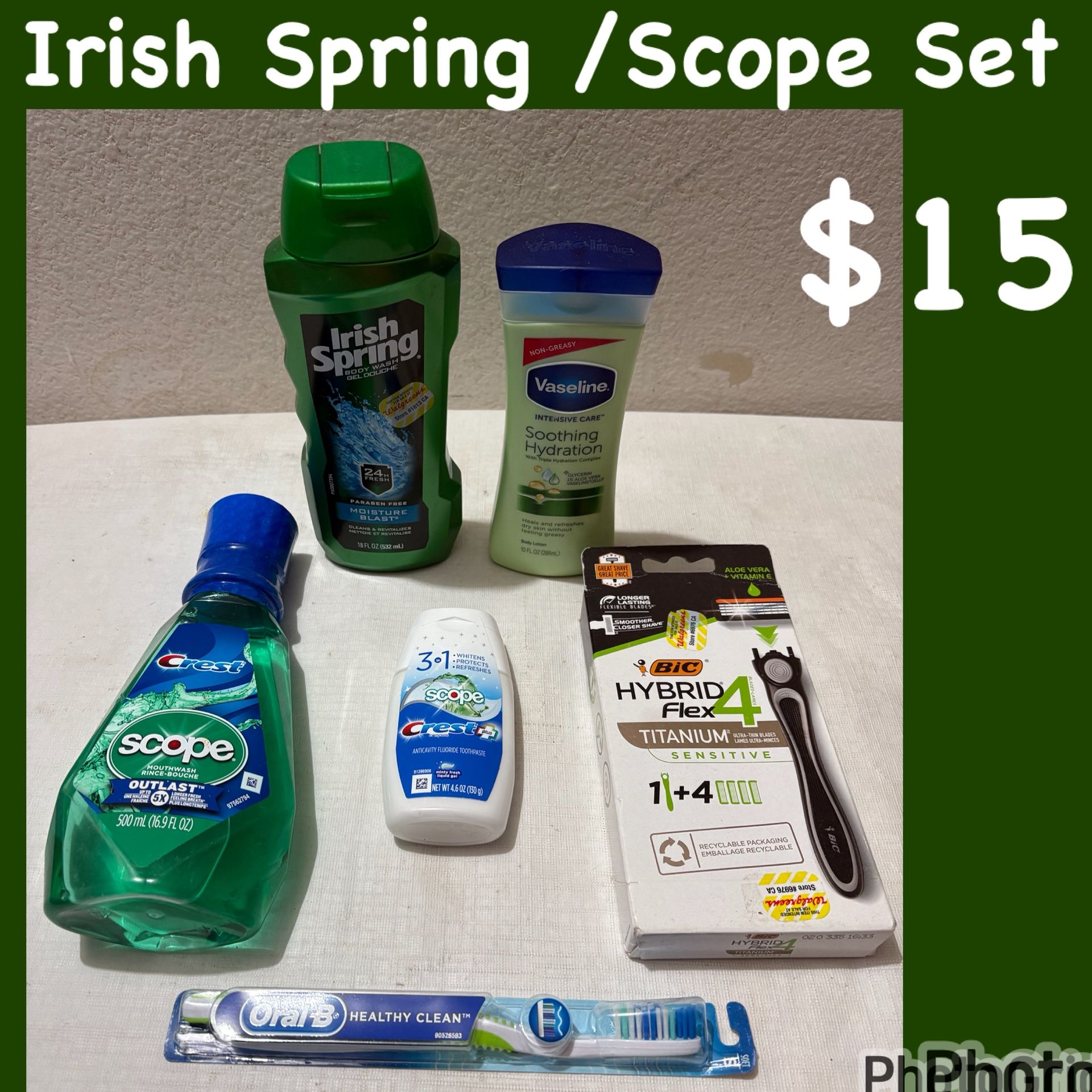 Irish Spring Scope Set 