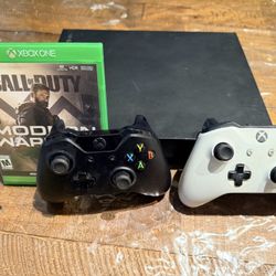 Xbox One X 1TB With COD