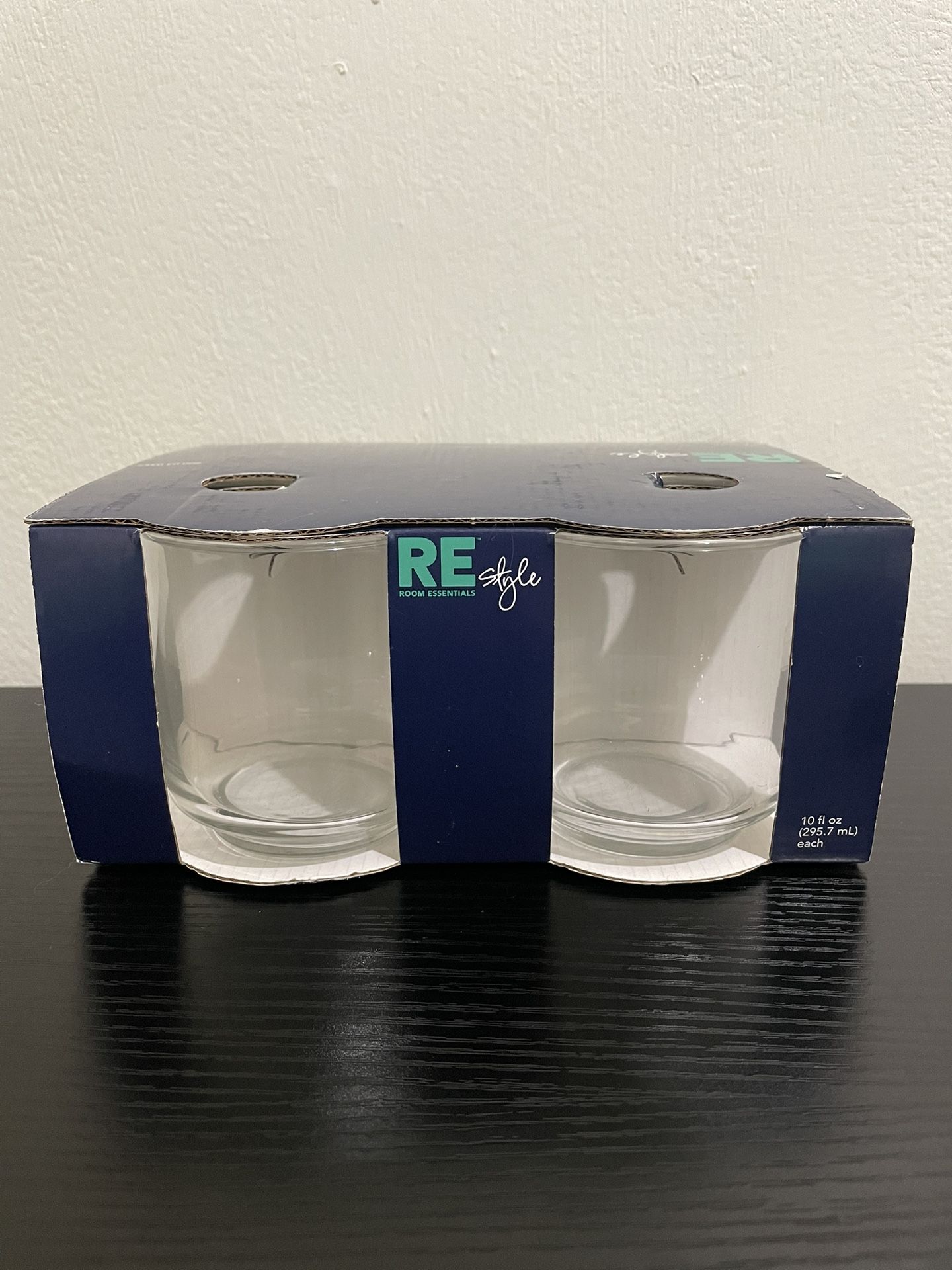 Room Essentials Glass Tumblers (Set of 4)