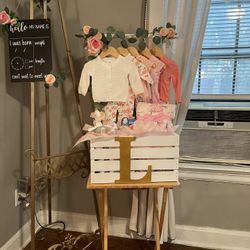 Baby Shower / Birthday Crate Gift Box