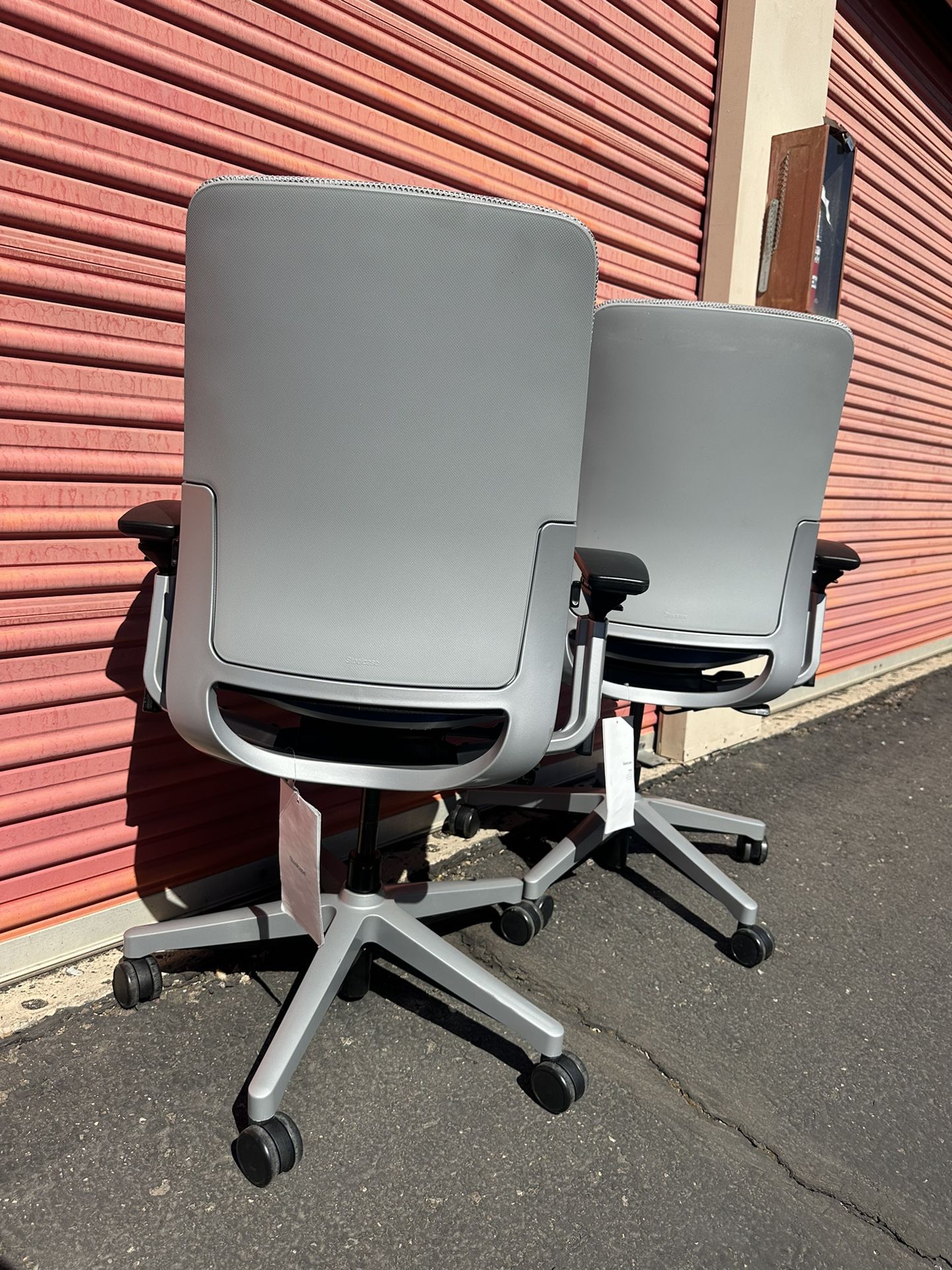 Steelcase Amia Leather Fabric Office Gaming Chairs Fully Loaded