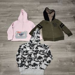 Kids Hoodie, 3 Piece, 4T, 5T And 7 Year