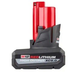 Milwaukee M12 12-Volt Lithium-Ion XC High Output 5.0 Ah Battery Pack