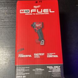 Milwaukee M18 Fuel 1/4” Hex Impact Driver