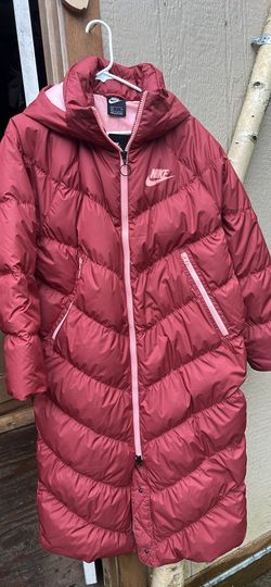 Nike fill down long jacket