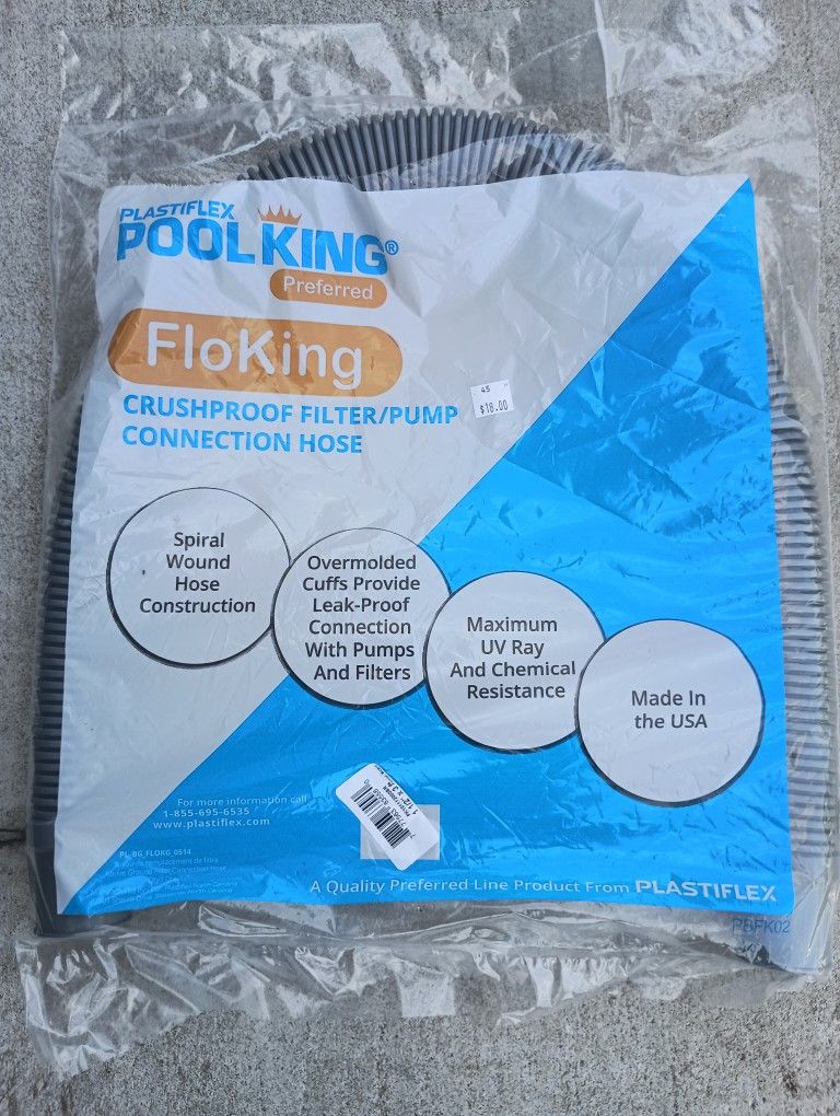 Filter/Pump Connection Hose. 1-1/2" I.D. x 3 Ft.