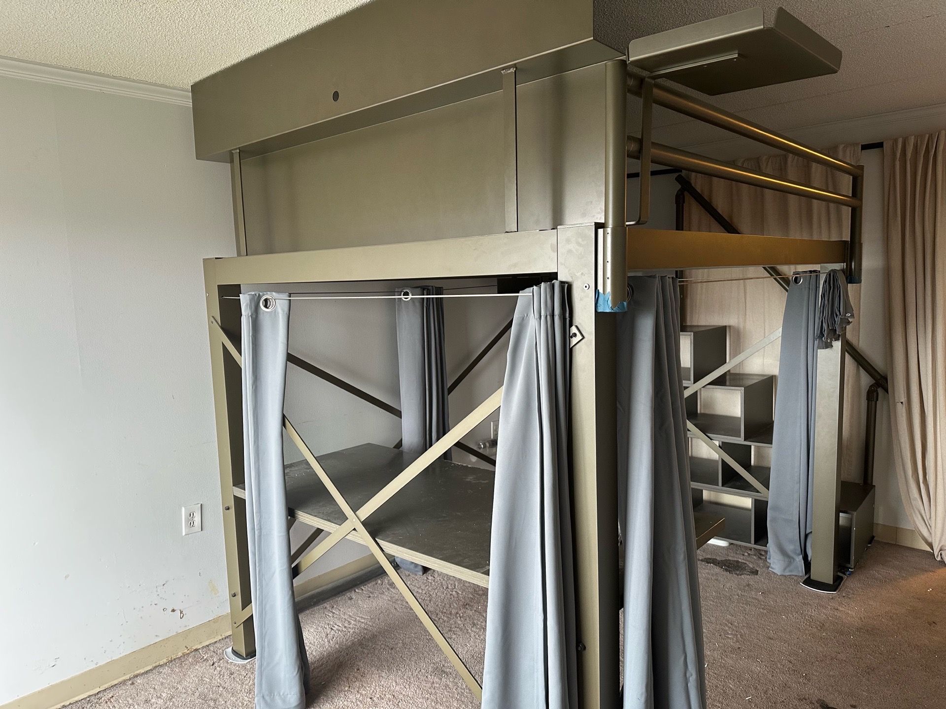 Custom Adult Loft Bed - Aluminum
