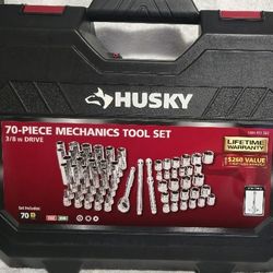 New Husky 70pc Mechanics Tool Set – 3/8" Drive $65 Obo