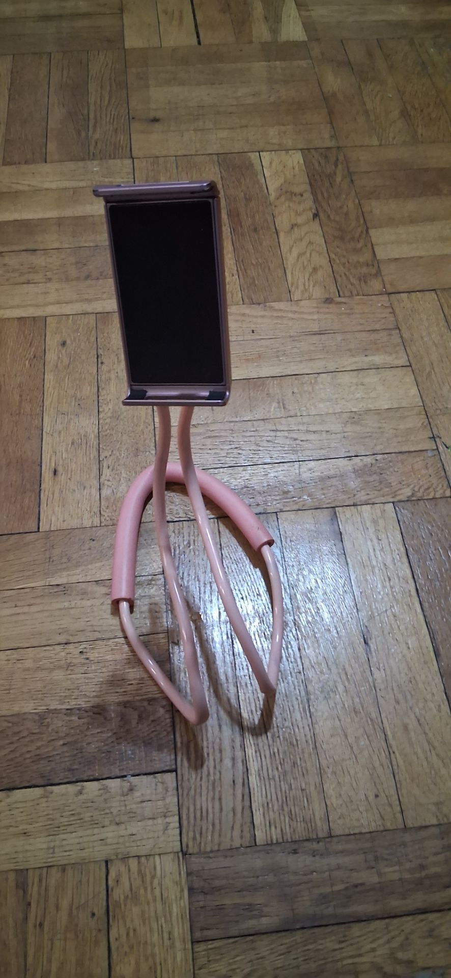 Pink Lazy Neck Phone Holder