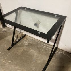 $5 for All - Glass Desk - Wood High Top Table - Two High Top Chairs