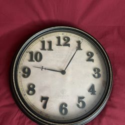 Sterling & Noble Wall Clock Company Windsor 1825 Brown 