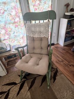 Olive Green Rocking Chair