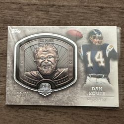 2012 Dan Fouts Chargers “QB Immortals” Memorabilia Card