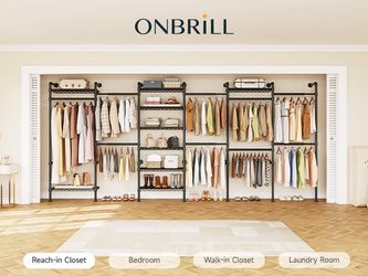 Industrial Pipe Closet Organizer System