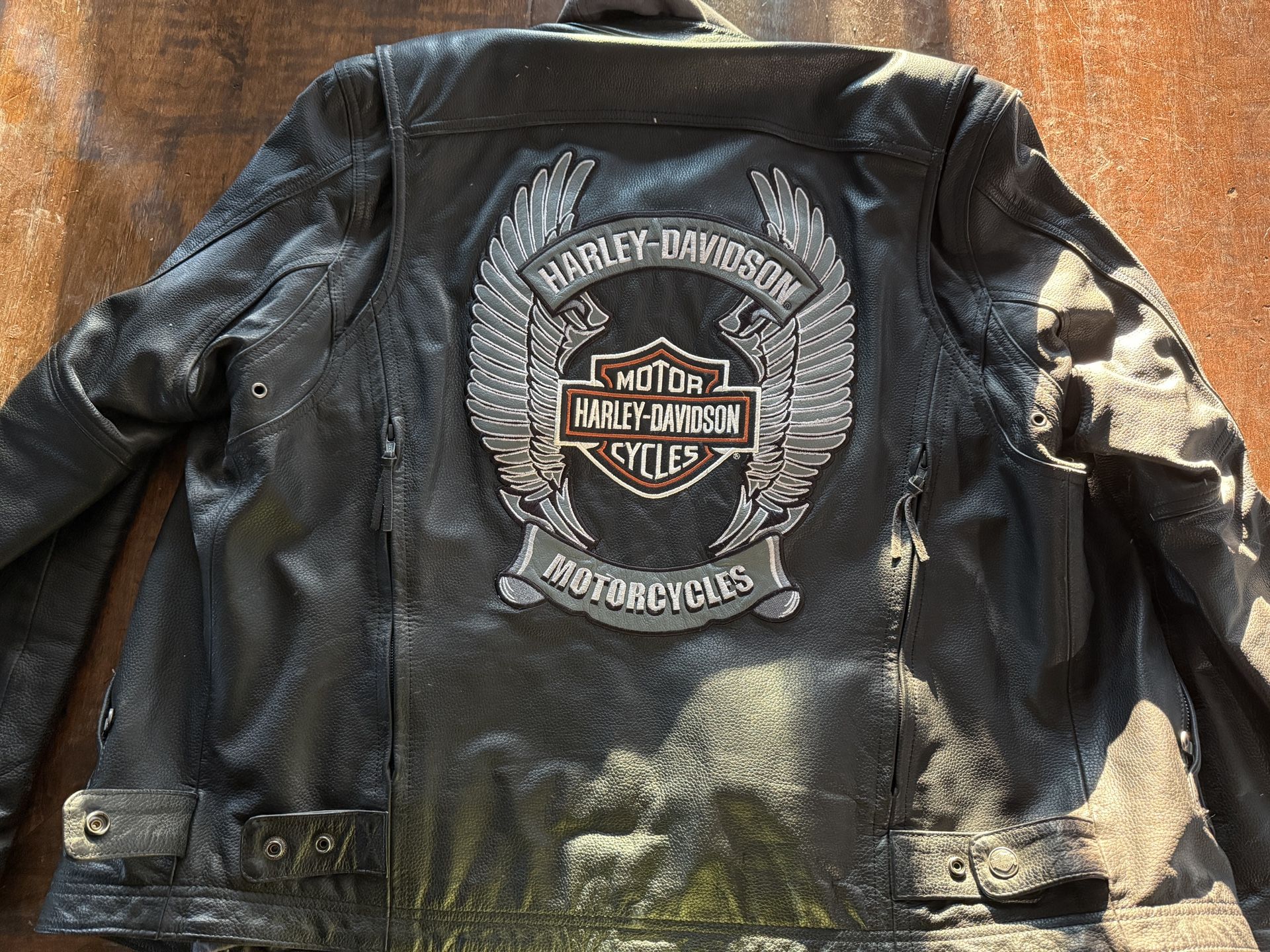 Harley Davidson Leather Jacket Size L