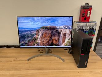 Lenovo desktop with 4K Monitor only $499