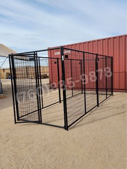 14x5x6 Extra Large Heavy Duty Outdoor Dog Kennel Run 8 Gauge Mesh  Jaula (New)