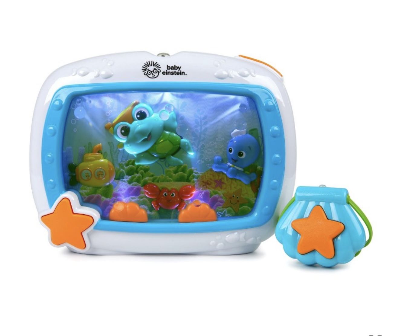 Baby Einstein Sea Dreams Soother Musical Crib Toy and Sound Machine - Blue