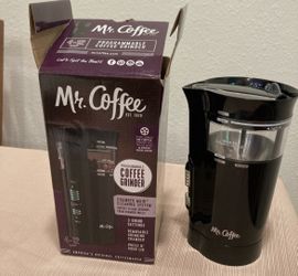 Mr. Coffee Programmable Coffee Grinder Electric 12 Cup Black