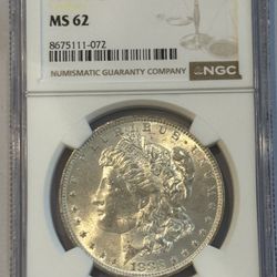 1883-O Morgan Silver Dollar – NGC MS62 (Certified)