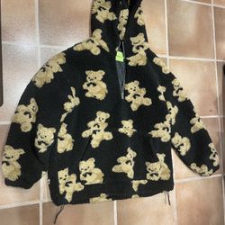 Halloween Custom -.20% Off Fairly New Oversized Sherpa Jacket for Women Fuzzy Fleece Cute Teddy Bear Already Clearence Price $20..