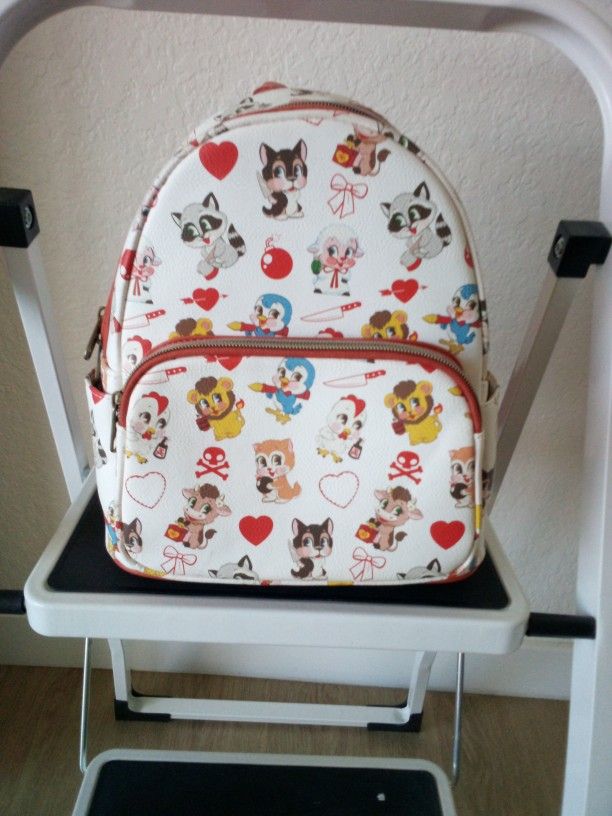 funko by loungefly villainous valentines mini backpack Theyre crafty creatures Loungefly x Funko Villainous Valentines