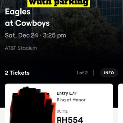 Suite Tickts For Cowboys Vs Eagles 